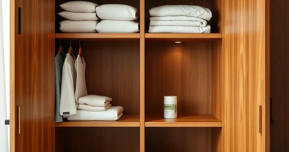 Como tirar cheiro de mofo do guarda-roupa