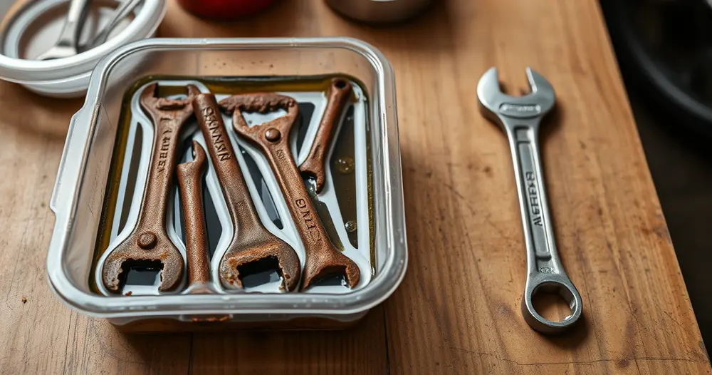 Como tirar ferrugem de metal e de ferramenta em casa