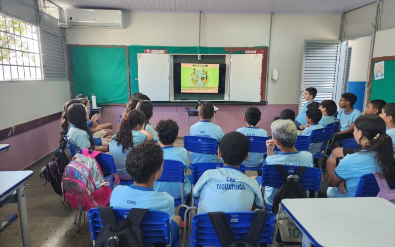 Programa Lobo-Guará leva educação ambiental a escola de Taguatinga