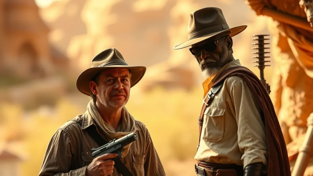 A parceria entre Spielberg e George Lucas na saga Indiana Jones