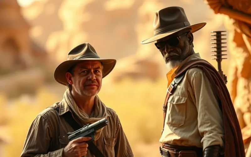 A parceria entre Spielberg e George Lucas na saga Indiana Jones